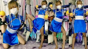 春麗コス⚡232📺 ストリートファイター「春麗」のコスプレで2時間クッキング！大好物のグレープフルーツを添えて～ / Street Fighter Chun-Li Cosplay LiveStream