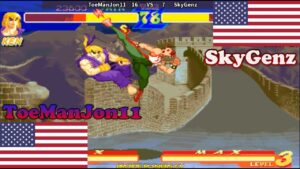 Street Fighter Alpha ➤ ToeManJon11 (Usa) vs SkyGenz (Usa) Fightcade