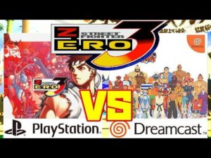 【CAPCOM】ストリートファイターZERO3 プレステ版 ドリキャス版の違いは？ (STREET FIGHTER ZERO3  Comparison PS1 vs SS)
