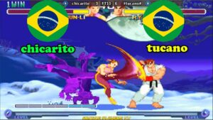 Street Fighter Alpha 2 ➤ chicarito (Brazil) vs tucano (Brazil) fightcade
