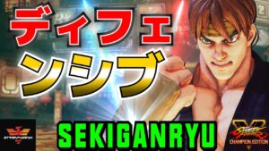 ストリートファイター５✨赤眼龍 [リュウ] ディフェンシブ | SFV CE✨sekiganryu [Ryu]✨スト５