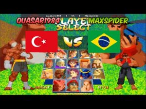 Street Fighter Alpha 2 ➤ quasar1984 (Turkey) vs Maxspider (Brazil) sfa2
