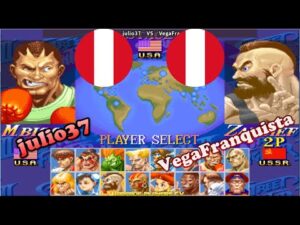 Super Street Fighter 2 Turbo ➤ julio37 (Peru) vs VegaFranquista (Peru) スーパーストリートファイターII X