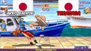 スーパーストリートファイターII X ➤ Akko Balrog (Japan) vs terasaga (Japan) Super Street Fighter 2 Turbo