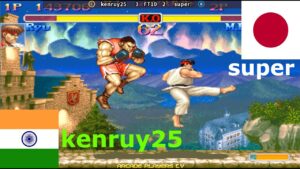 スーパーストリートファイターII X ➤ kenruy25 (India) vs super (Japan) Super Street Fighter 2 Turbo