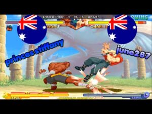 Street Fighter Alpha 2 ➤ princesstiffany (Australia) vs june287 (Australia) sfa2