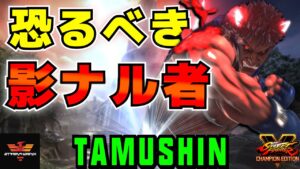 ストリートファイター５✨Tamushin [影ナル者] 恐るべき | SFV CE✨Tamushin [Kage]✨スト５