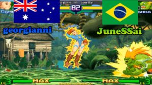 ストリートファイターZERO3 ➤ georgianni (Australia) vs JuneSSai (Brazil) sfa3