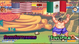 Super Street Fighter 2 Turbo ➤ SteveGuttenberg (Usa) vs Soulspiral (Mexico) スーパーストリートファイターII X