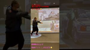 波動拳チャレンジ@ストリートファイター展 #sf2 #渋谷SF展 #streetfighter #shorts