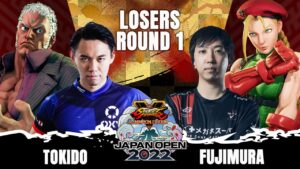 ときど（ユリアン）vs 藤村（キャミィ）『ストリートファイターV チャンピオンエディション ジャパンオープン2022』Losers Round 1