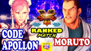 ストリートファイター５💥Code_Apollon「春麗」対  もると「ダン」｜Code_Apollon「Chun li」vs moruto「Dan」💥 SFV 🤜FGC🤛