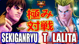 ストリートファイター５  💥赤眼龍「リュウ」対 らり太 「ルーク」 極み 対戦 ｜Sekiganryu「Ryu」vs   t_lalita「Luke」💥 SFV 🤜FGC🤛