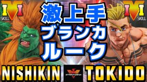 ストリートファイター５✨ニシキン [ブランカ] Vs ときど [ルーク] 激上手ブランカ対激上手ルーク | SFV CE✨NISHIKIN [Blanka] Vs  Tokido [Luke]✨スト５