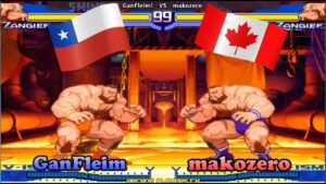 ストリートファイターZERO3 ➤ GanFleim (Chile) vs makozero (Canada) sfa3