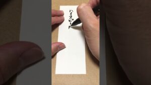 【今日のお題】ハイスピードダブルラリアット#ストリートファイター#文字#筆文字