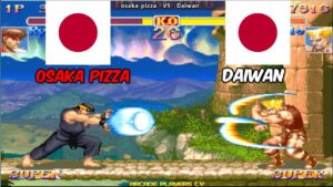 スーパーストリートファイターII X ➤ osaka pizza (Japan) vs Daiwan (Japan) Super Street Fighter 2 Turbo