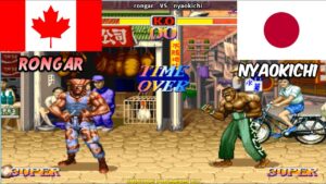 スーパーストリートファイターII X ➤ rongar (Canada) vs nyaokichi (Japan) Super Street Fighter 2 Turbo