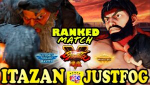 ストリートファイター５ 💥板ザン「ザンギエフ」対  Justfog「リュウ」｜  Itazan「Zangief」vs Justfog「Ryu」💥Street Fighter V 🤜FGC🤛