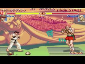 ハイパーストリートファイターⅡ SリュウCPU戦