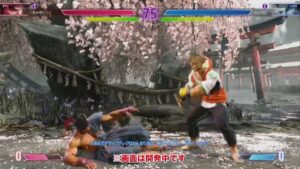 『ストリートファイター6』新システム「ドライブラッシュ」の使用イメージ。