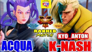 ストリートファイター５  💥 ACQUA 「ローズ」対  あんとん「ナッシュ」｜ACQUA 「Rose」 vs  Kyo_Anton「Nash」💥 SFV 🤜FGC🤛