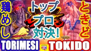 ストリートファイター５💥 鶏めし「ダルシム」対 ときど「ルーク」｜Torimesi「Dhalsim」vs Tokido「Luke」 SFV 💥🤜FGC🤛