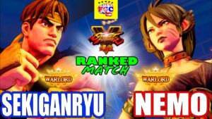 ストリートファイター５ 💥   赤眼龍「リュウ」対  ネモ 「ファルケ」｜Sekiganryu「Ryu」vs Nemo「Falke」💥 Street FighterV🤜FGC🤛