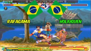Street Fighter Alpha 2 ➤ RafaGama (Brazil) vs HOLIUGUEN (Brazil) sfa2