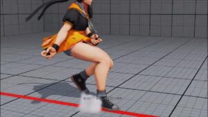 ストリートファイター5　日本最強さくら　春麗と脚技対決　太さが違う