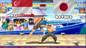 スーパーストリートファイターII X ➤ aspaltrock (Singapore) vs hetare (Japan) Super Street Fighter 2 Turbo