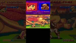反撃キャミィ　サガット戦　ハイパーストリートファイターII　スト2X　Super Street Fighter II X