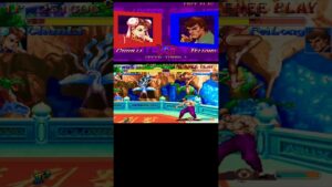 連続踏みつけ　ハイパーストリートファイターII　ダッシュ春麗vsフェイロン　スト2X　Super Street Fighter II X