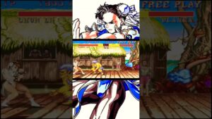 中Pやってもつかめない汗　ストリートファイターIIターボ　春麗　スト2ターボ　Chun-Li