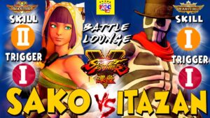 ストリートファイター５  💥  Sako「メナト」対  板ザン「G」｜Sako「Menat」vs Itazan「G」💥 SFV 🤜FGC🤛