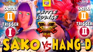 ストリートファイター５  💥  Sako「メナト」対  Hang_D「豪鬼」｜Sako「Menat」vs Hang_D💥 SFV 🤜FGC🤛