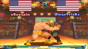 Street Fighter Alpha 2 ➤ xRuxspin (Usa) vs diegotricks (Usa) sfa2