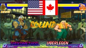 Street Fighter Alpha ➤ thekomethod (Usa) vs Uberlegen (Canada) sfa