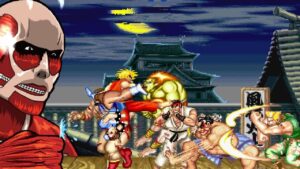 超大型巨人 VS ストリートファイターII キャラクター
