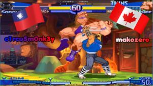 ストリートファイターZERO3 ➤ c1rcu5m0nk3y (Taiwan) vs makozero (Canada) sfa3