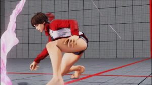 ストリートファイター5　最強水着さくら　水泳部さくらの回し蹴りコンボ