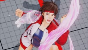 ストリートファイター5　最強隠れスク水さくら　上着をはだけてチラ見せ　19Hit旋風乱れさくらコンボの強さ