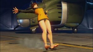 ストリートファイター5　最強隠れ水着さくらvsシャドウベガ　16Hitさくらの雨コンボ　裸足が美しい