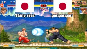 スーパーストリートファイターII X ➤ Thirty eyes (Japan) vs poriporipori (Japan) Super Street Fighter 2 Turbo
