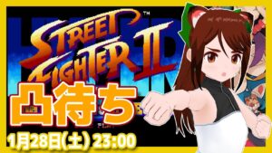 【ストII】ハイパーストリートファイターII凸待ち【Steam/レトロゲーム/VTuber】