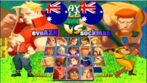 Street Fighter Alpha 2 ➤ eveAZN (Australia) vs sockman (Australia) sfa2