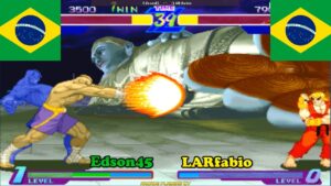 Street Fighter Alpha ➤ Edson45 (Brazil) vs LARfabio (Brazil) sfa