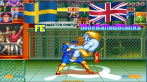 Super Street Fighter 2 Turbo ➤ FE (Sweden) vs BlueBalledBlanka (UK) スーパーストリートファイターII X