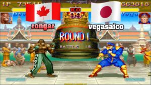 Super Street Fighter 2 Turbo ➤ rongar (Canada) vs vegasaico (Japan) スーパーストリートファイターII X