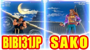 ストリートファイター5【ふじい (リュウ) VS SAKO (G)】BIBI31JP (RYU) VS SAKO (G) SFV スト5